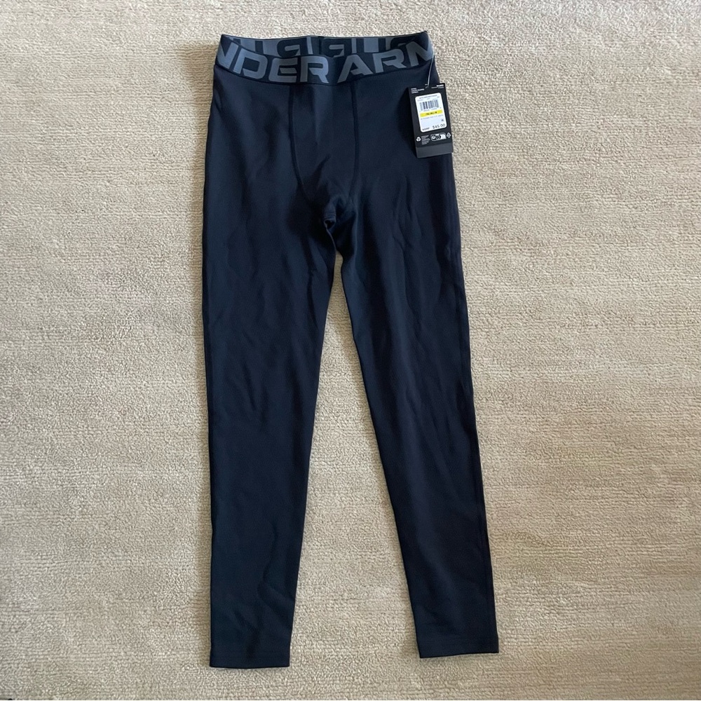 NEW Under Armour Youth Active Ski Snowboard Winter Baselayer Thermal Leggings M